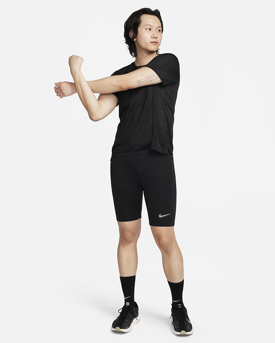 Nike running shorts with tights hotsell